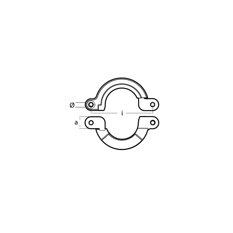 Kit de ánodo de zinc para motores YANMAR f-zym-6, Y 19644002660, R801305/1