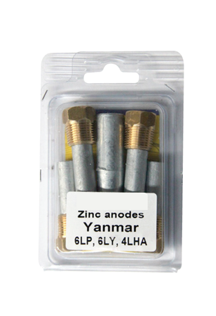 Yanmar anodkit 6LP/6LY/4LH, 119773-92600 , 5 delar, TKITYANMAR6LP/6LY/4LH